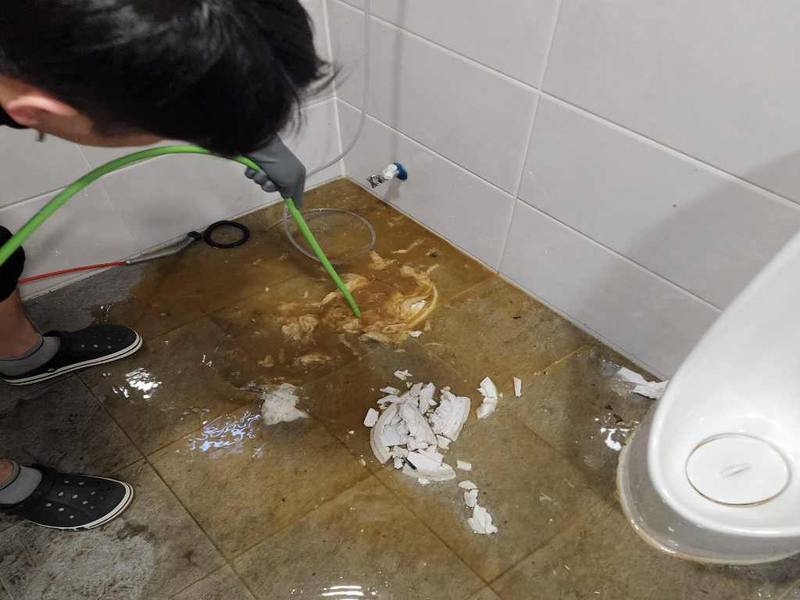 성남 역류 작업사례